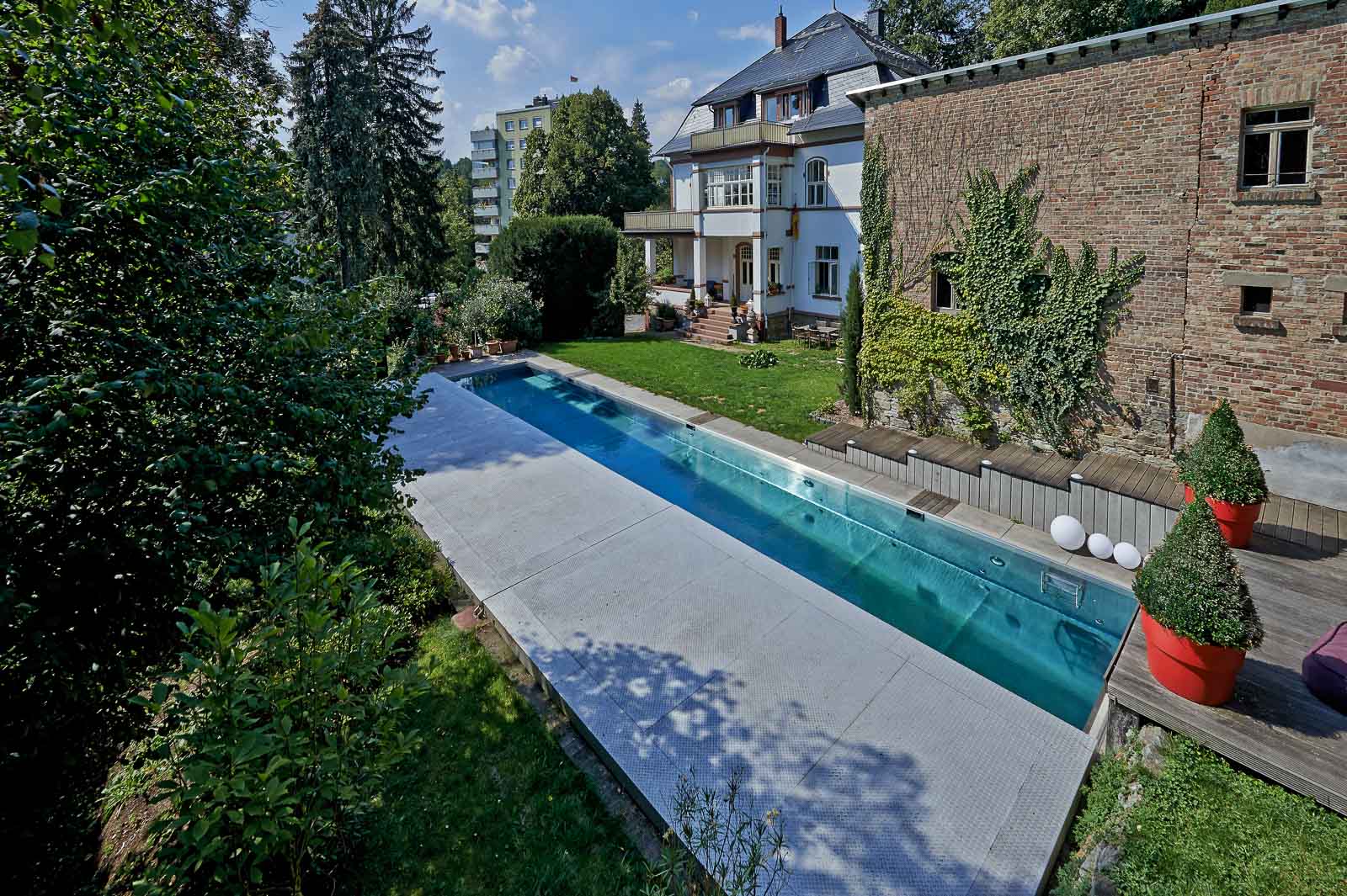 Metall, Pooldeck, Riffelblech, Traenenblech