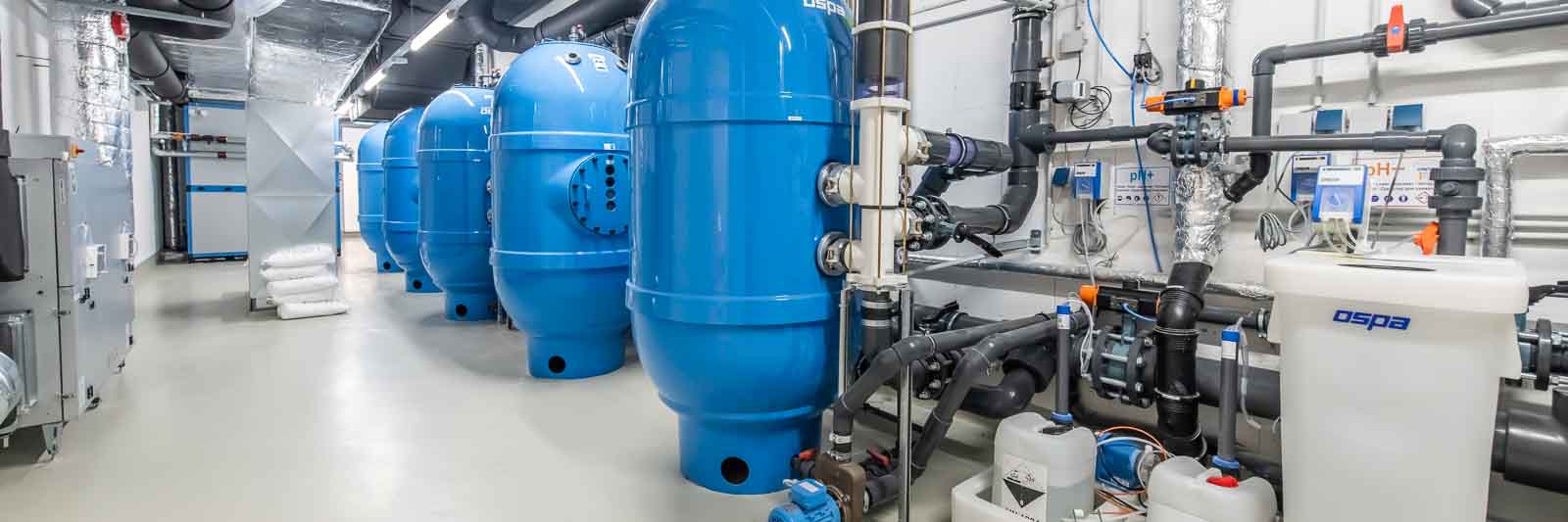 Filteranlage, Technikraum, Wasseraufbereitung