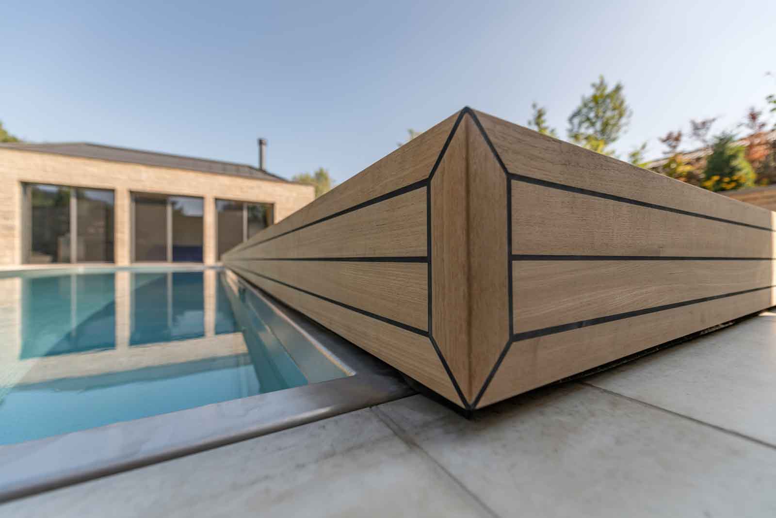 Ecke, Pooldeck, Schiffsdeck, Stabdecksverfugungsmasse, Teak