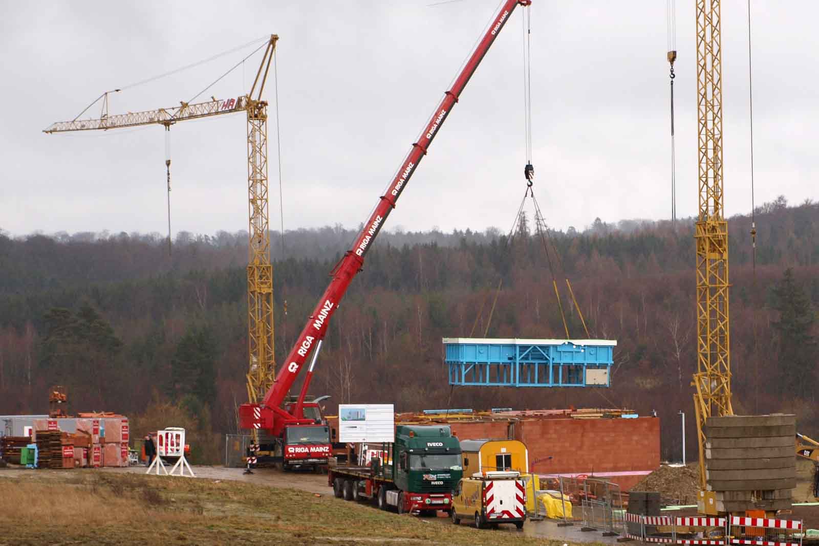 Baustelle, Fertigpool