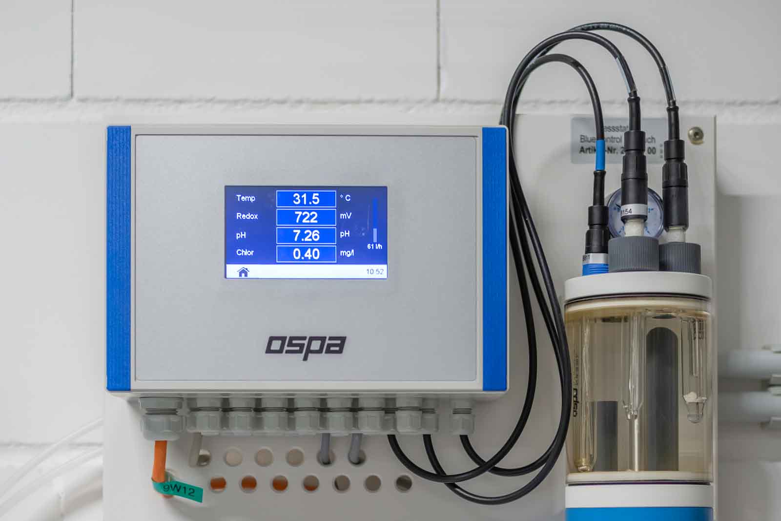 Ospa, Steuerung, Wasserchemie