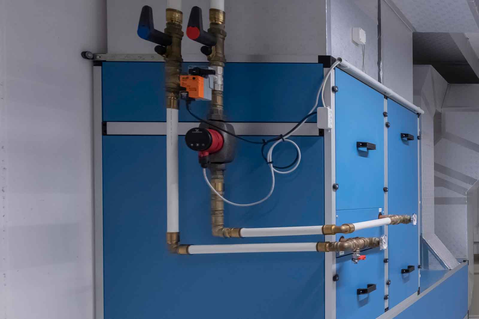 Lueftungsanlage, Pooltechnik, Technikraum