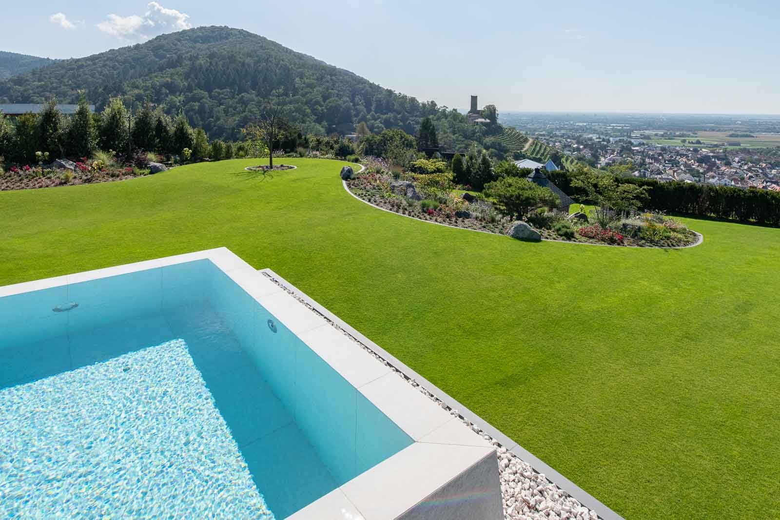 Aussicht, Infinitypool, Kaskade