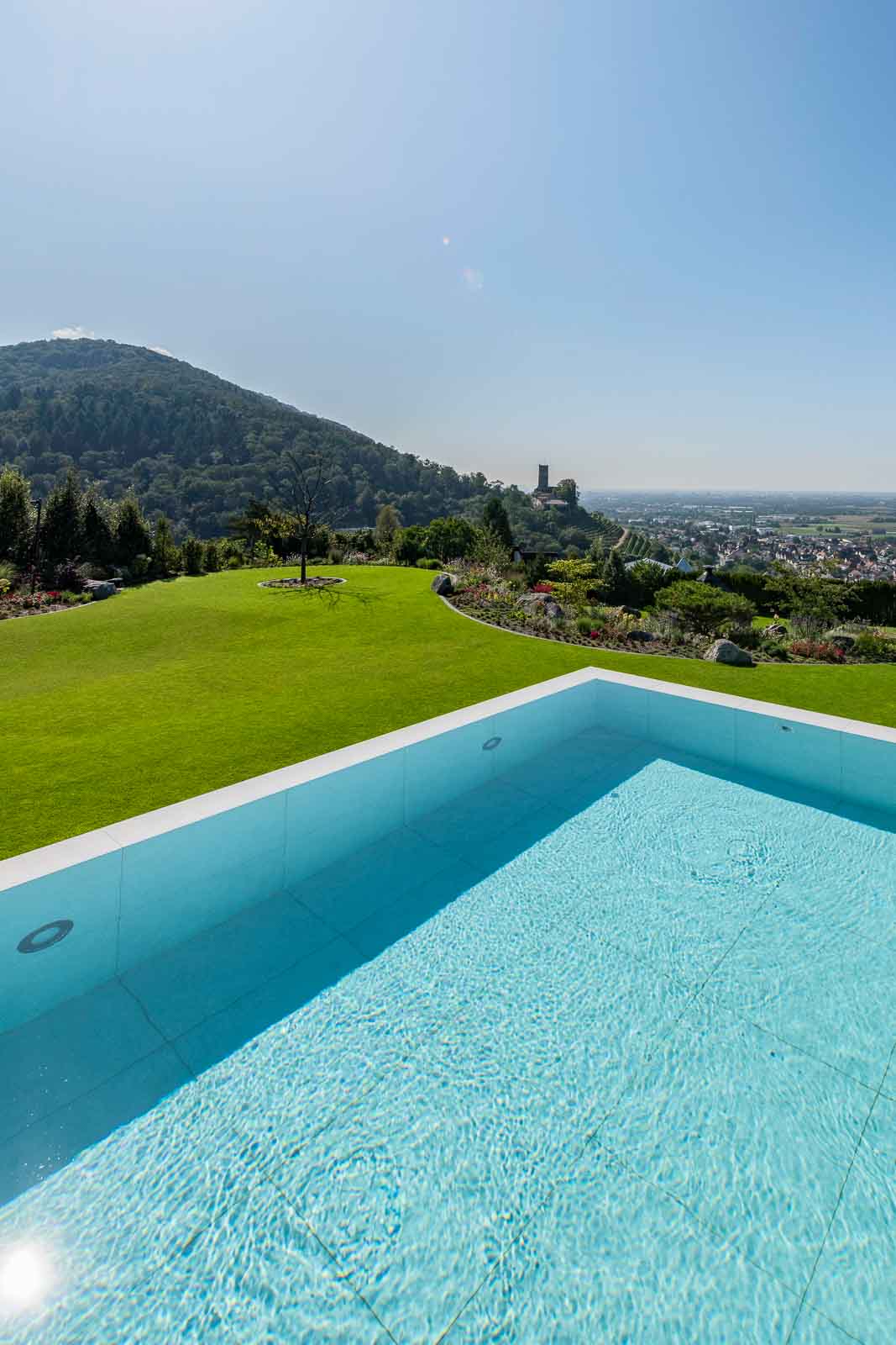 Aussicht, Infinitypool, Outdoorpool