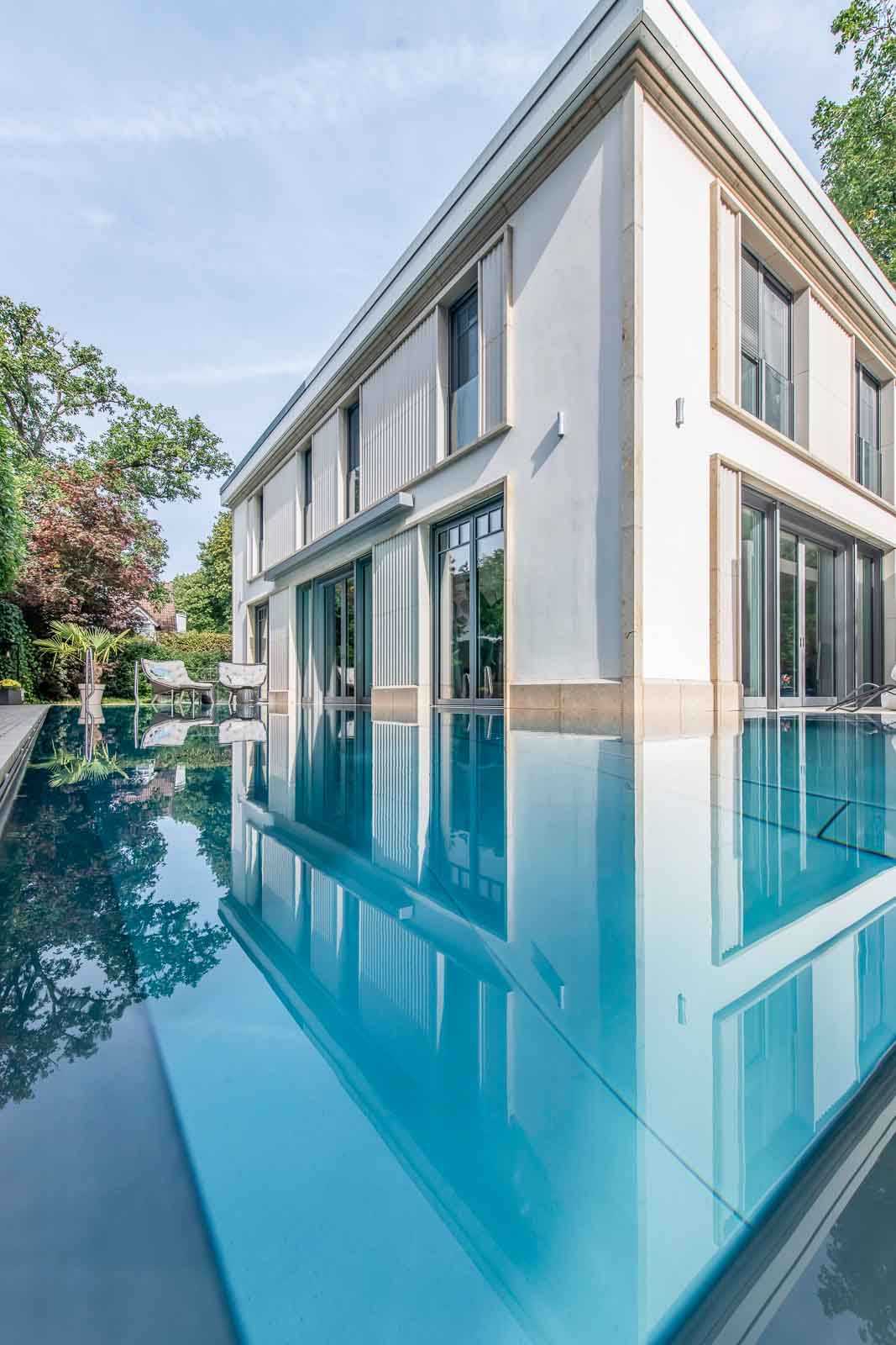 Edelstahlbecken, Outdoorpool