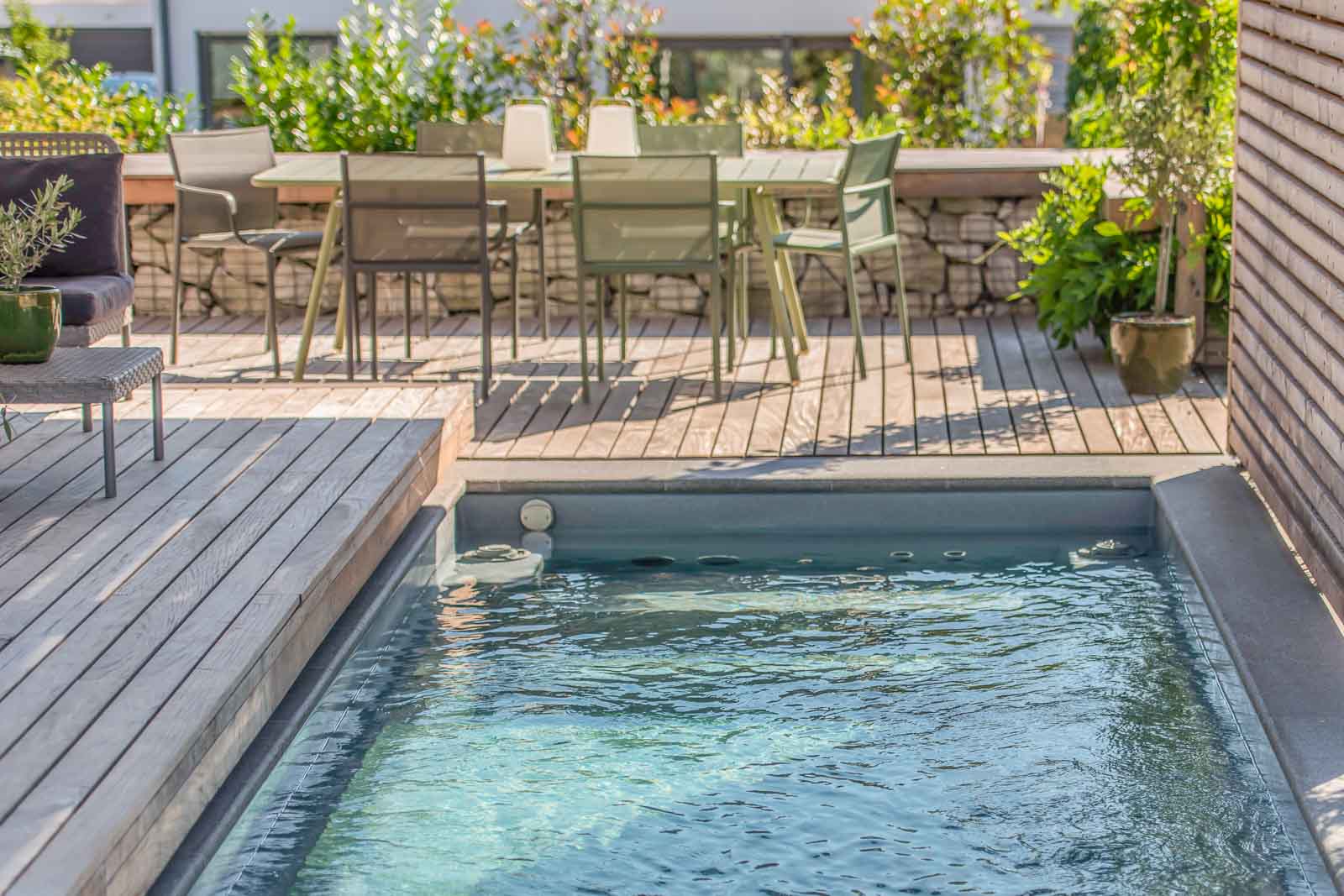 Klein, Pool, Pooldeck, Swim, Spa