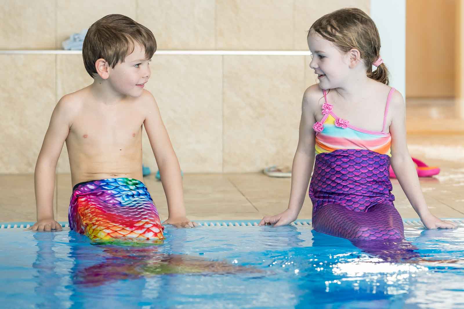Kinder, Kinderschwimmen, Model