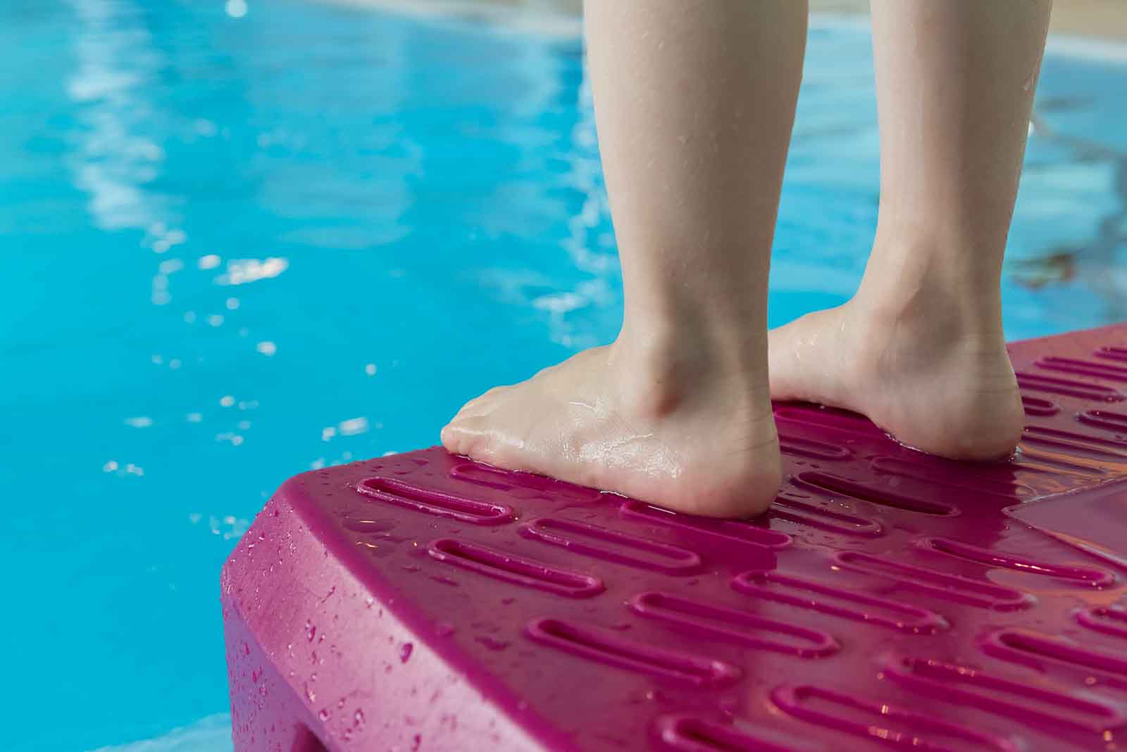 Kinder, Model, Schwimmschule, Startblock