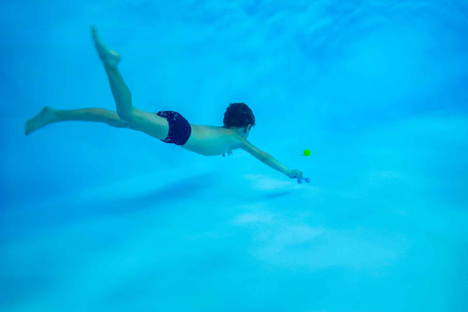Model, Tauchen, Unterwasser