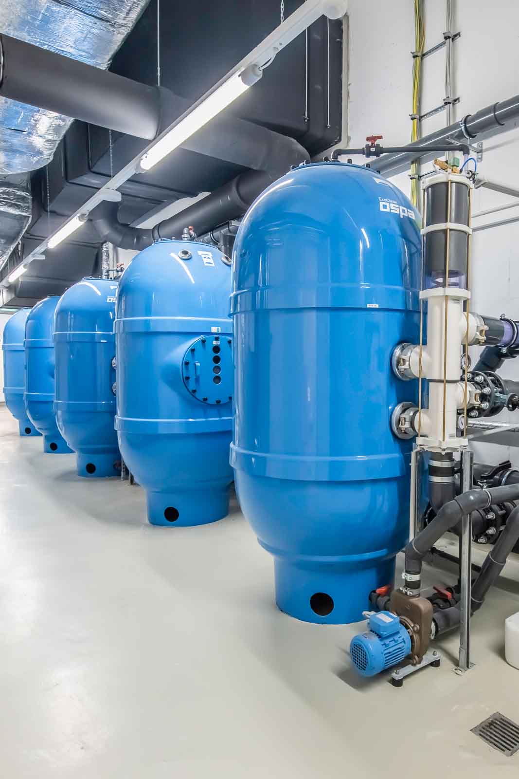 Filteranlage, Technikraum, Wasseraufbereitung