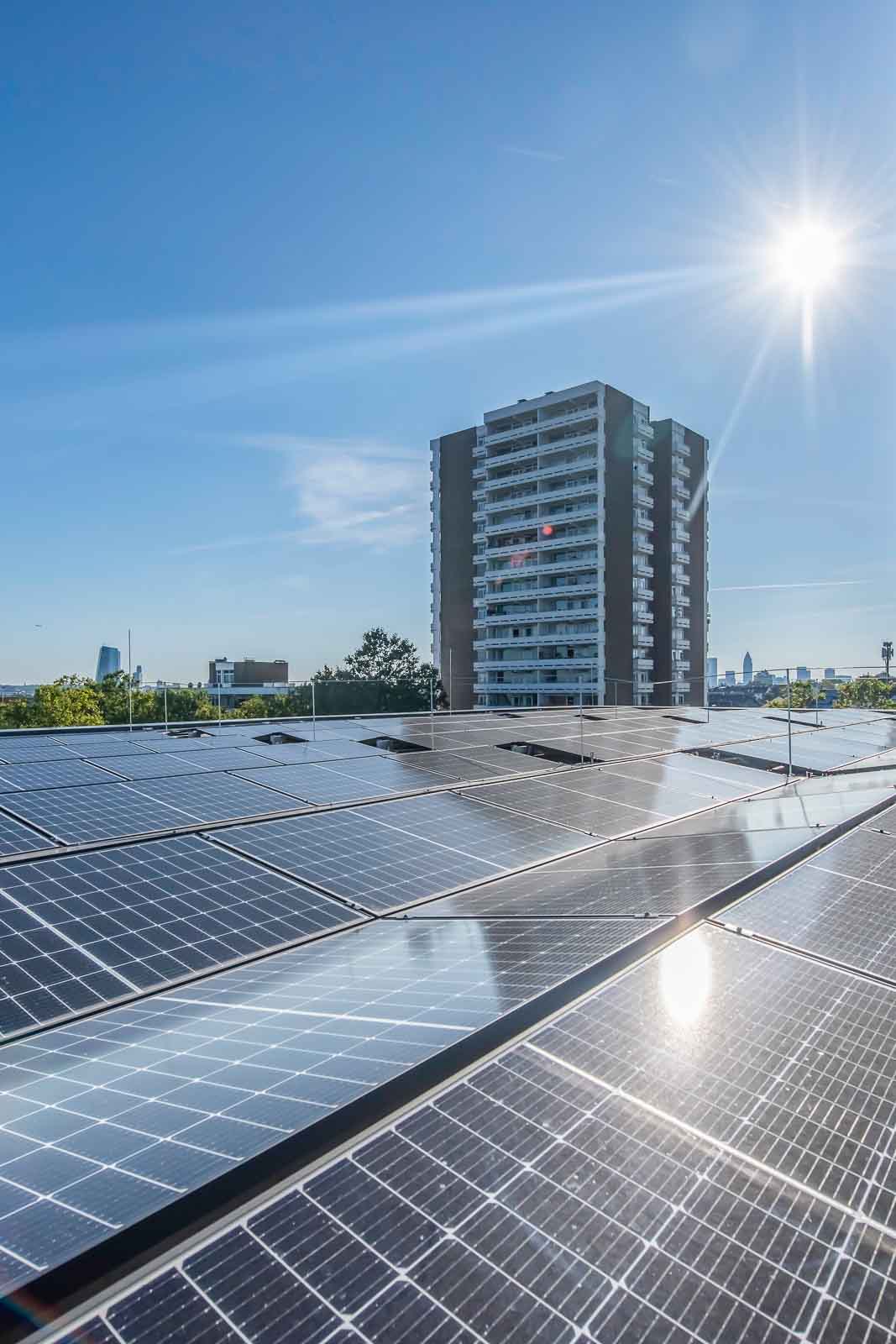 Blitzschutz, Flachdach, Photovoltaik