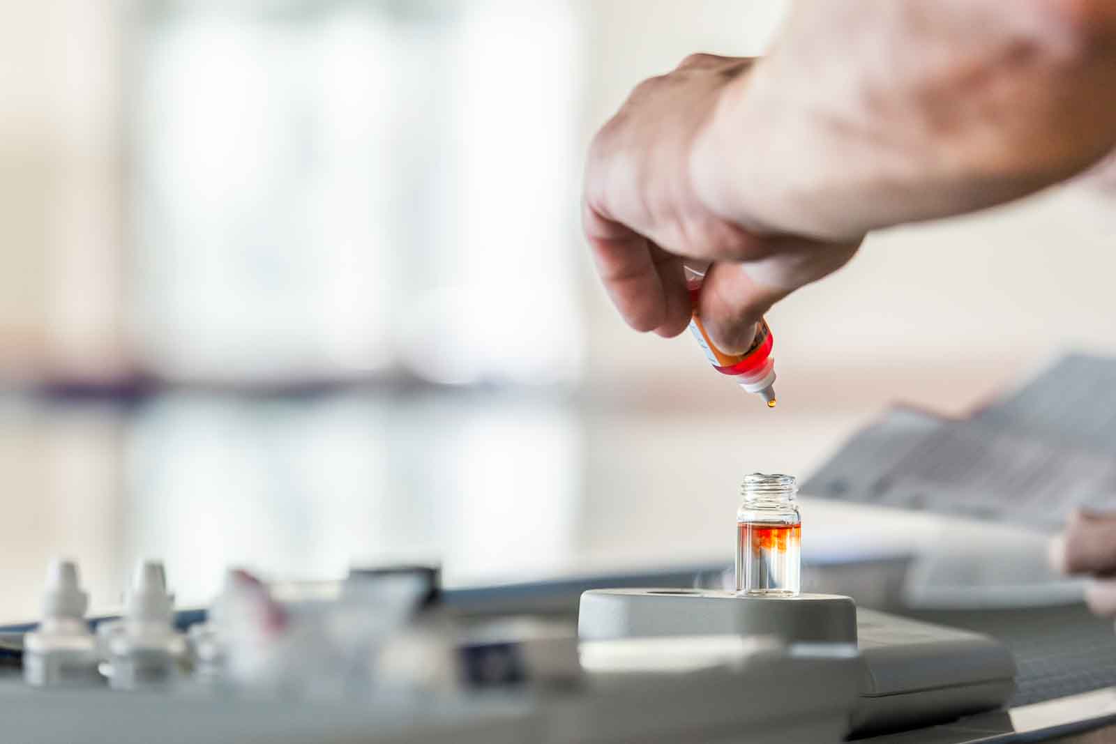 Chemie, Ospa, Wassertest