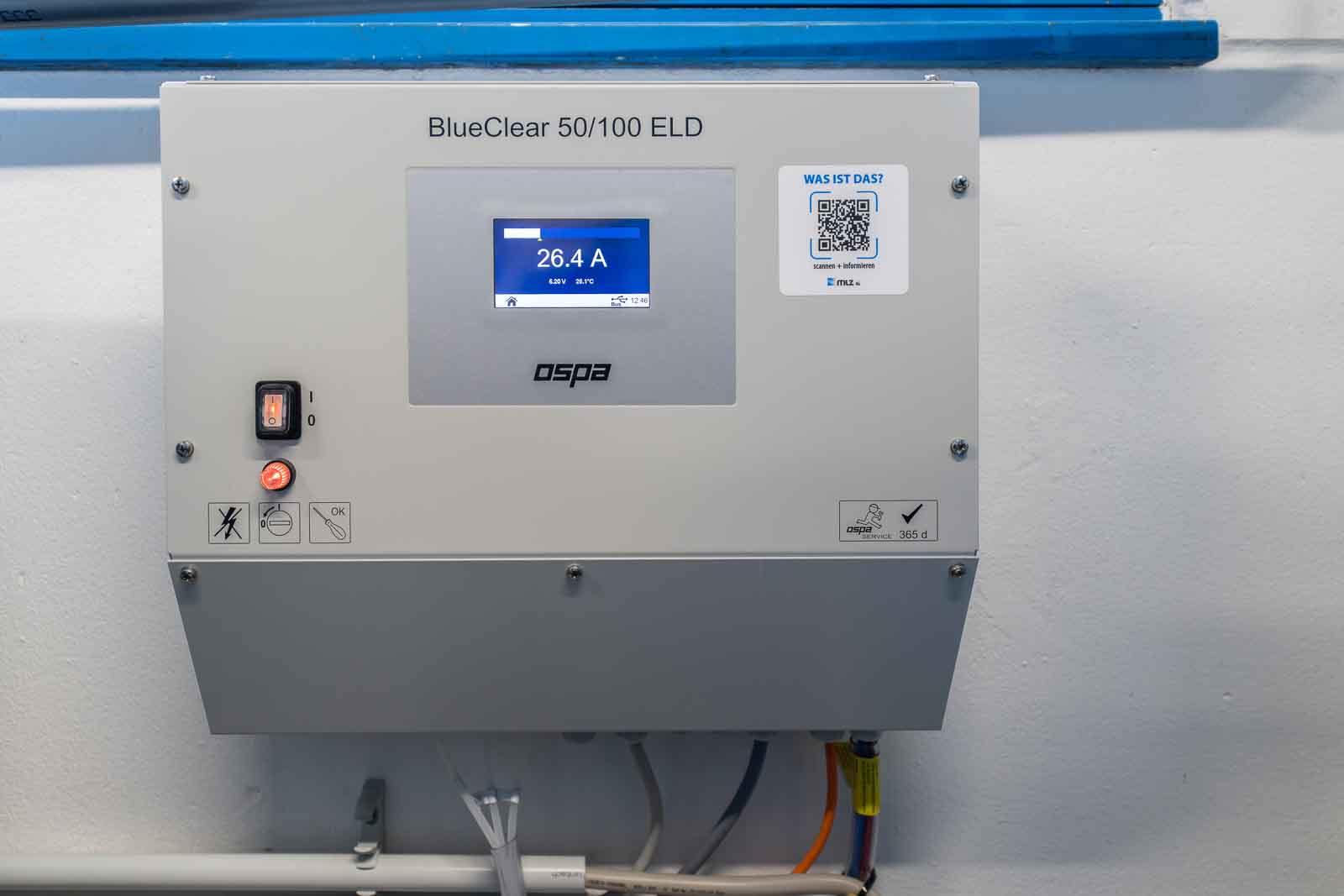 Blueclear, Ospa, Steuergerät