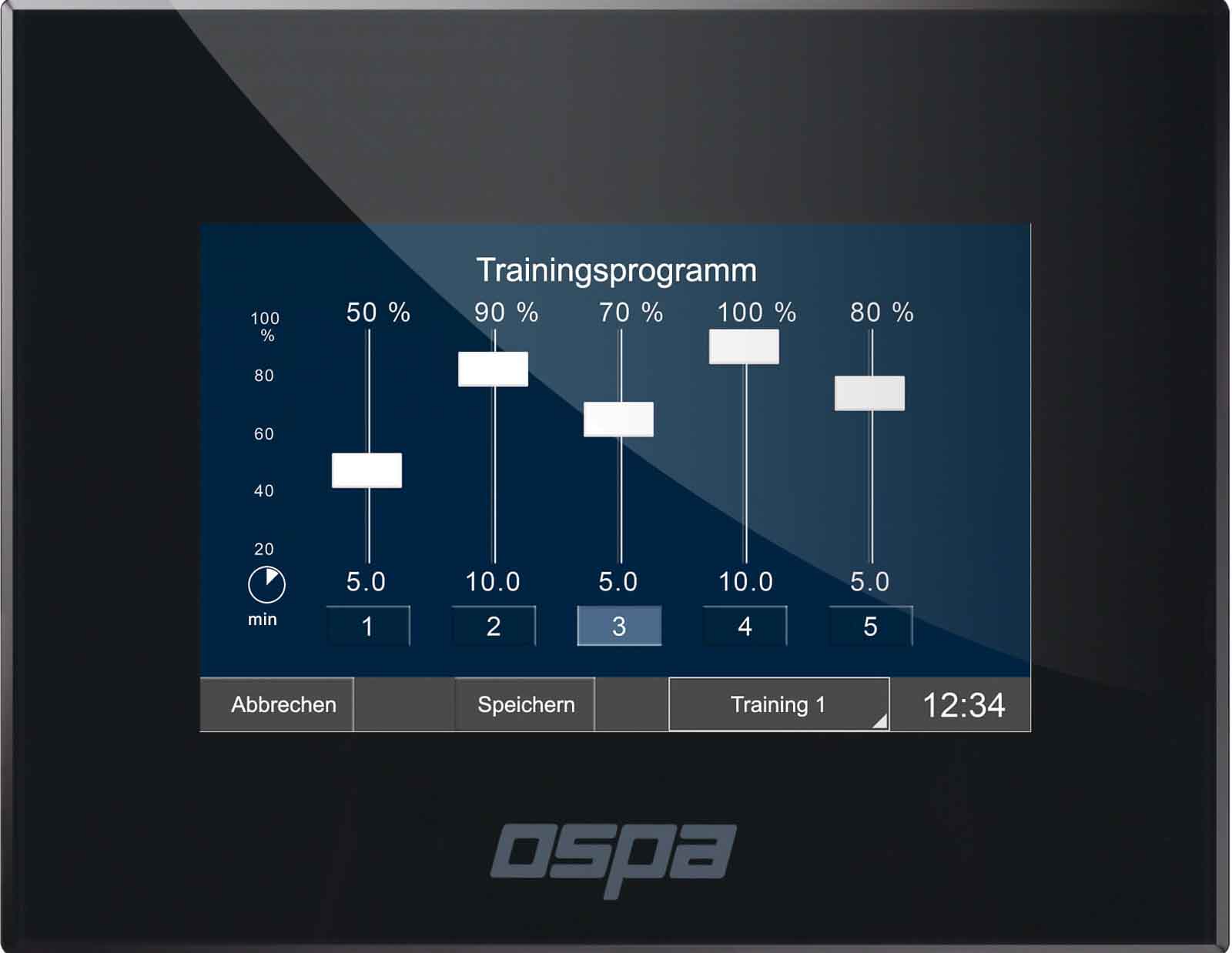 Bluecontrol, Trainingsprogramm