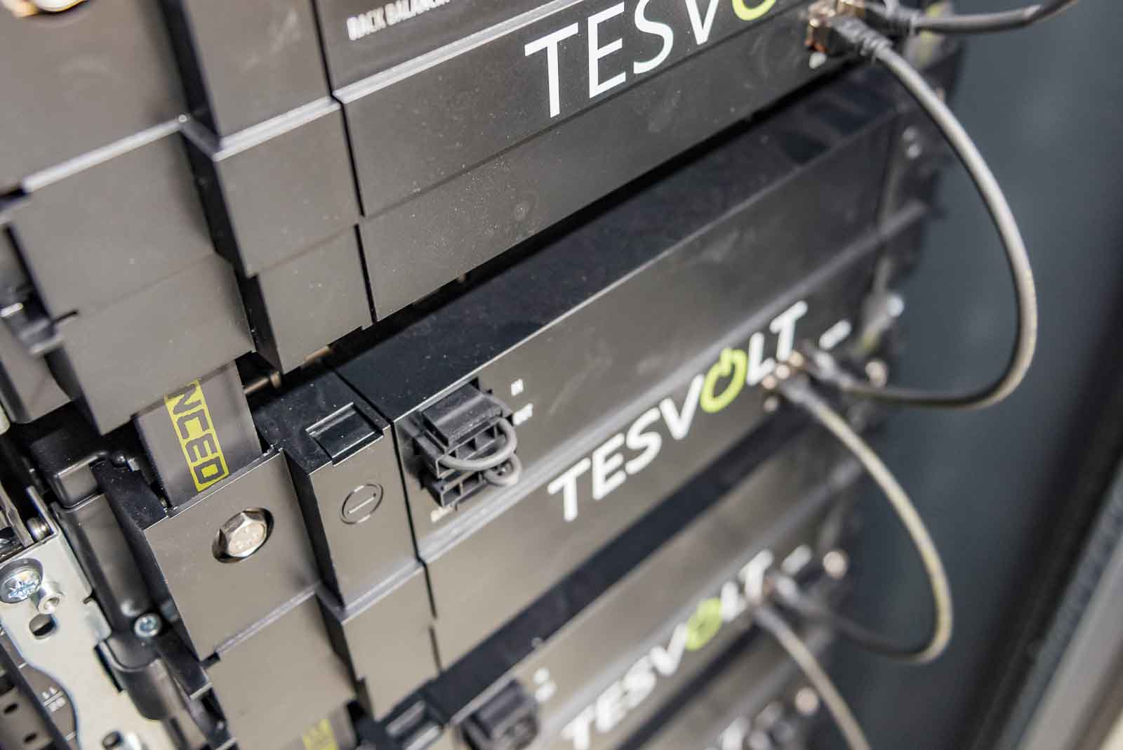 Batterie, Cluster, Speicher, Tesvolt