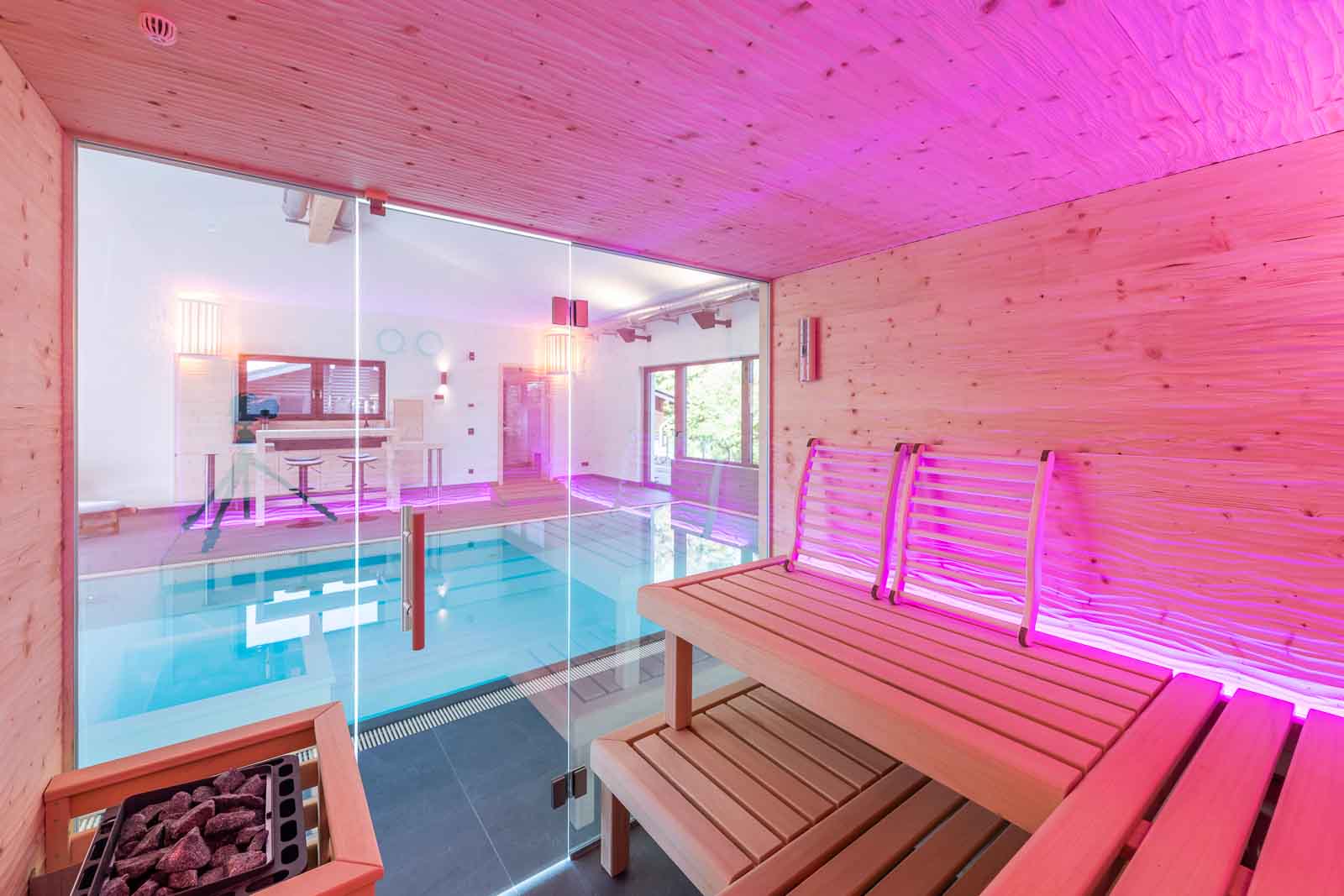 Farbstimmung, Licht, Rgb, Sauna