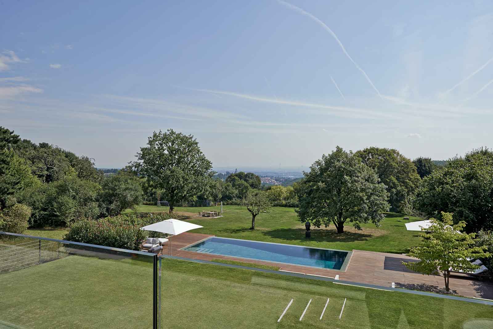 Gartenlandschaft, Integration, Schwimmbad