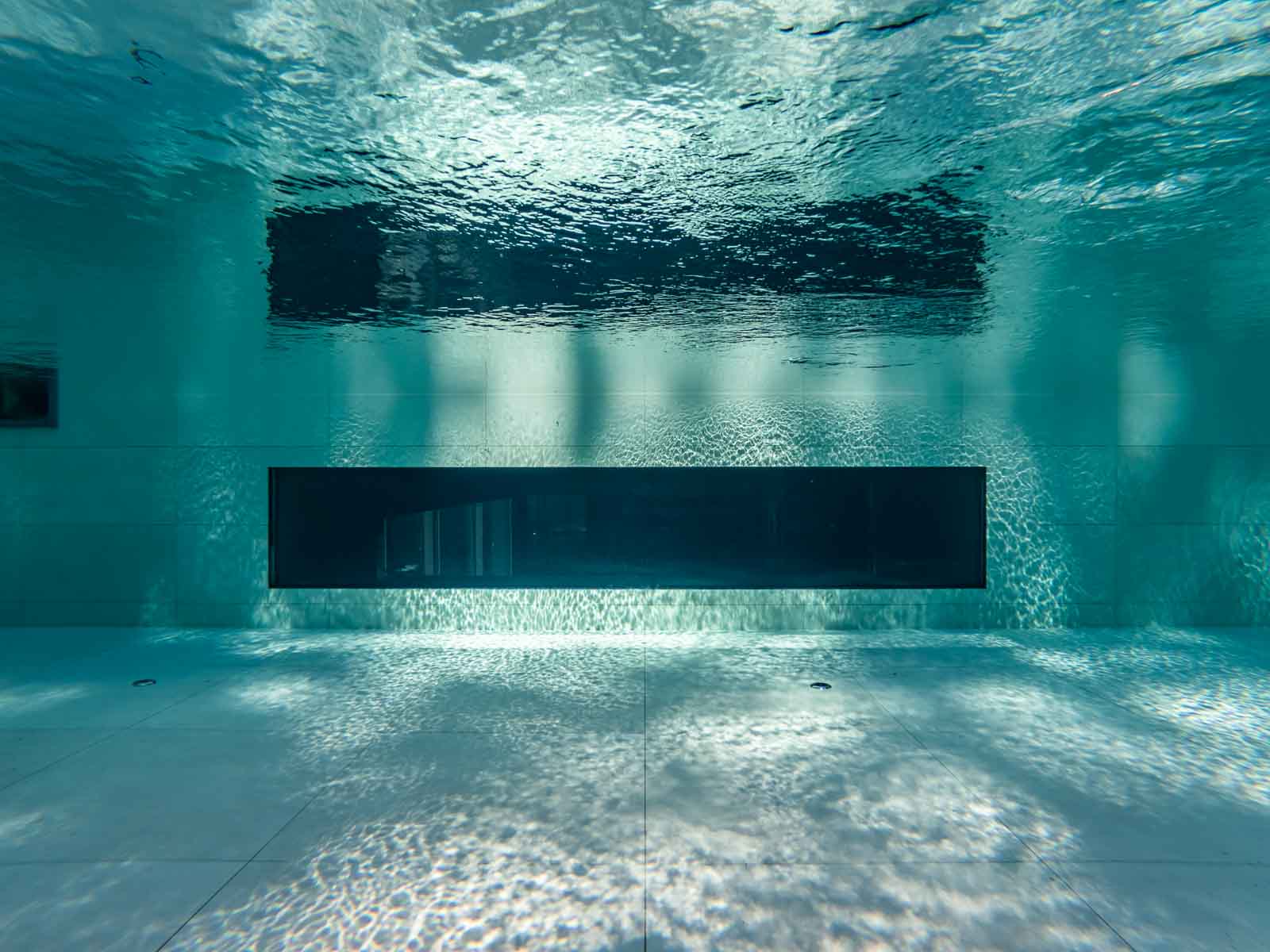 Fenster, Lichtspiel, Schwimmbad, Unterwasser