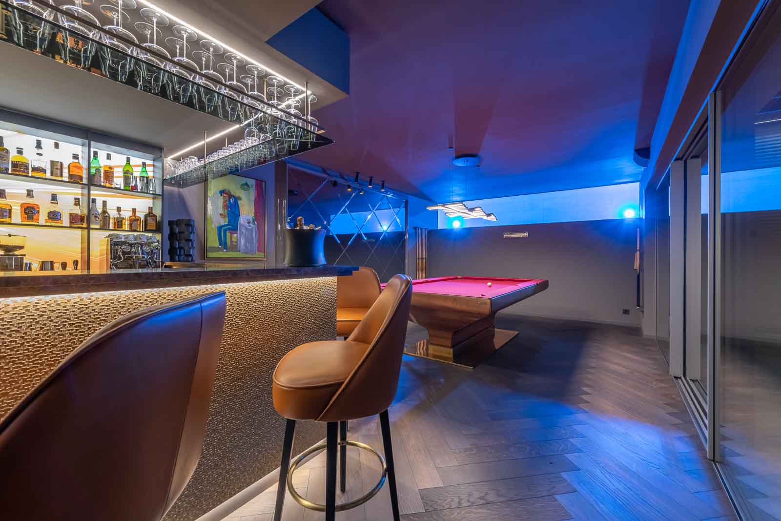 Bar, Fenster, Pool, Unterwasserfenster