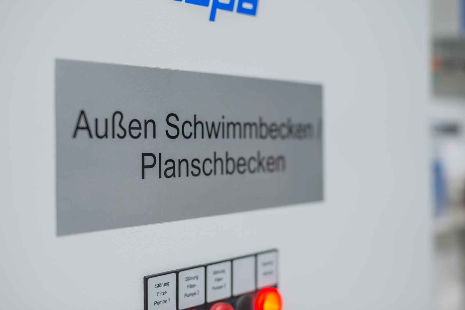 Schaltschrank, Schwimmbad, Steuerung, Technik