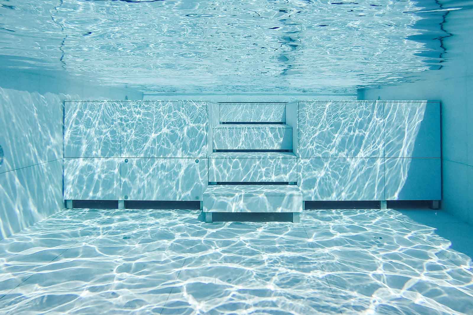 Flachwasser, Podest, Pool, Treppe, Zone