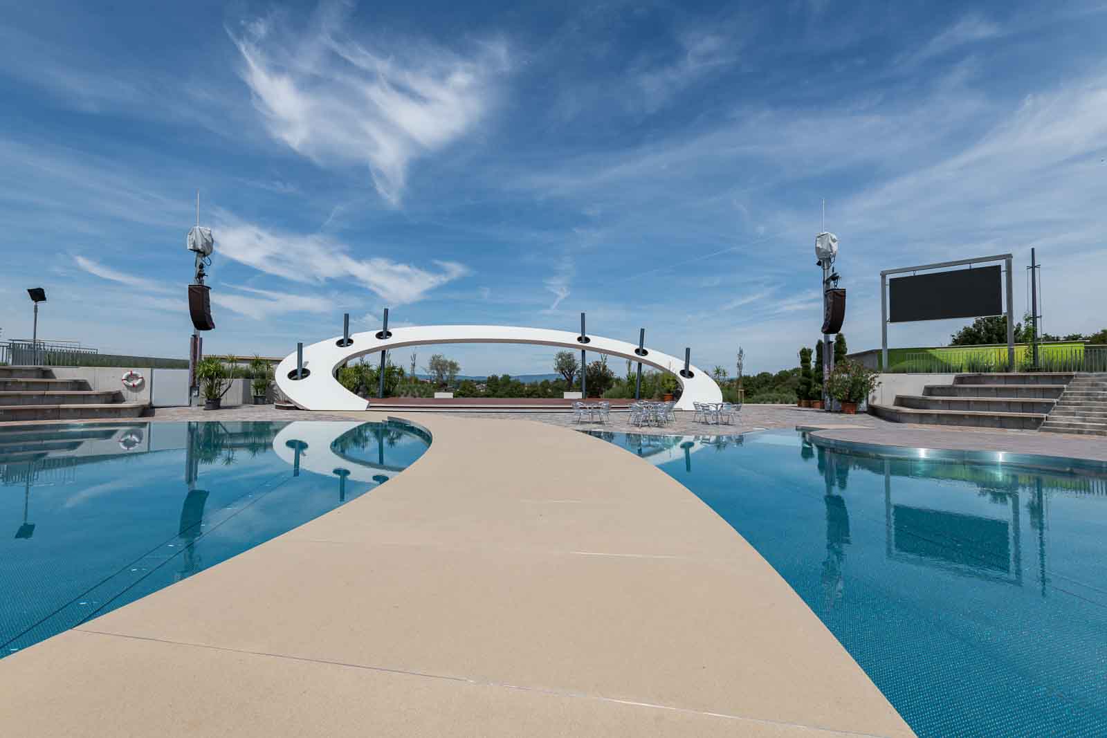 Fernsehshow, Poolbruecke, Sonntag