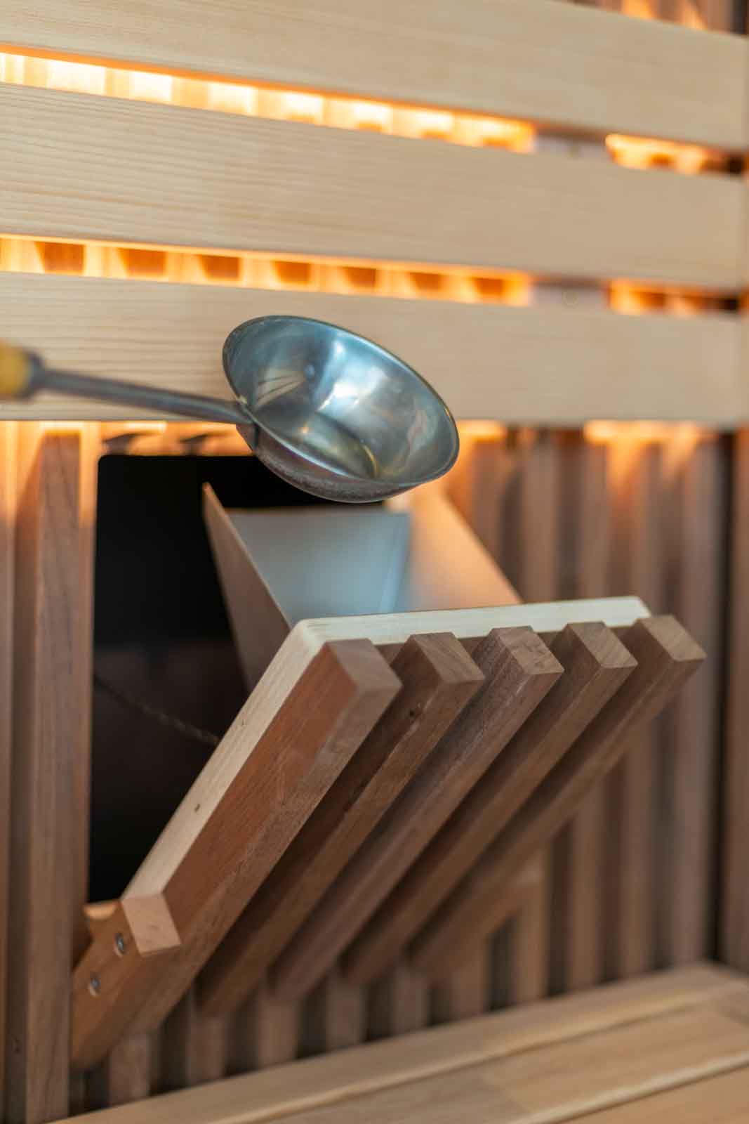 Aufguss, Klappe, Schoepfkelle