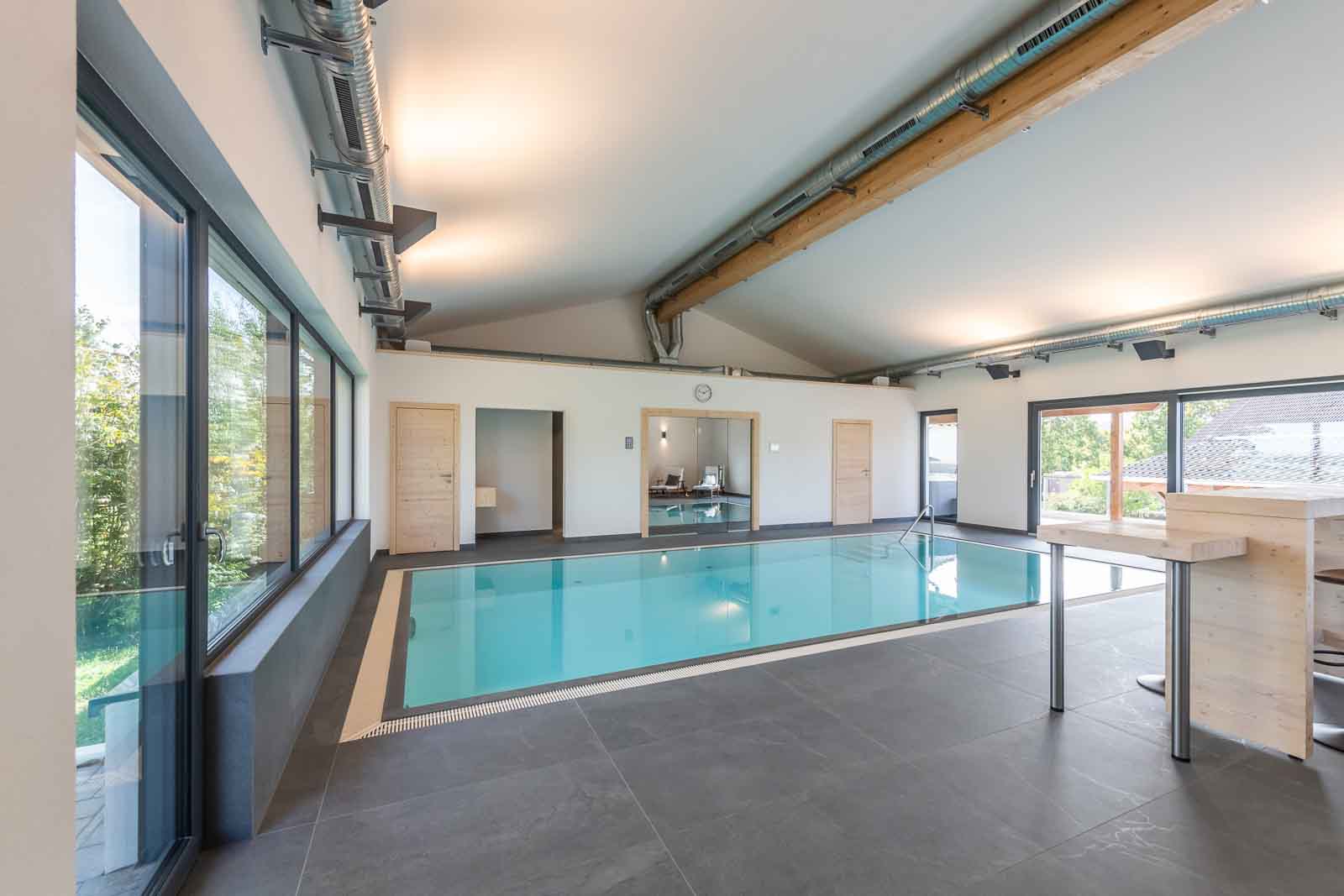 Hallenbad, Sauna, Solebecken