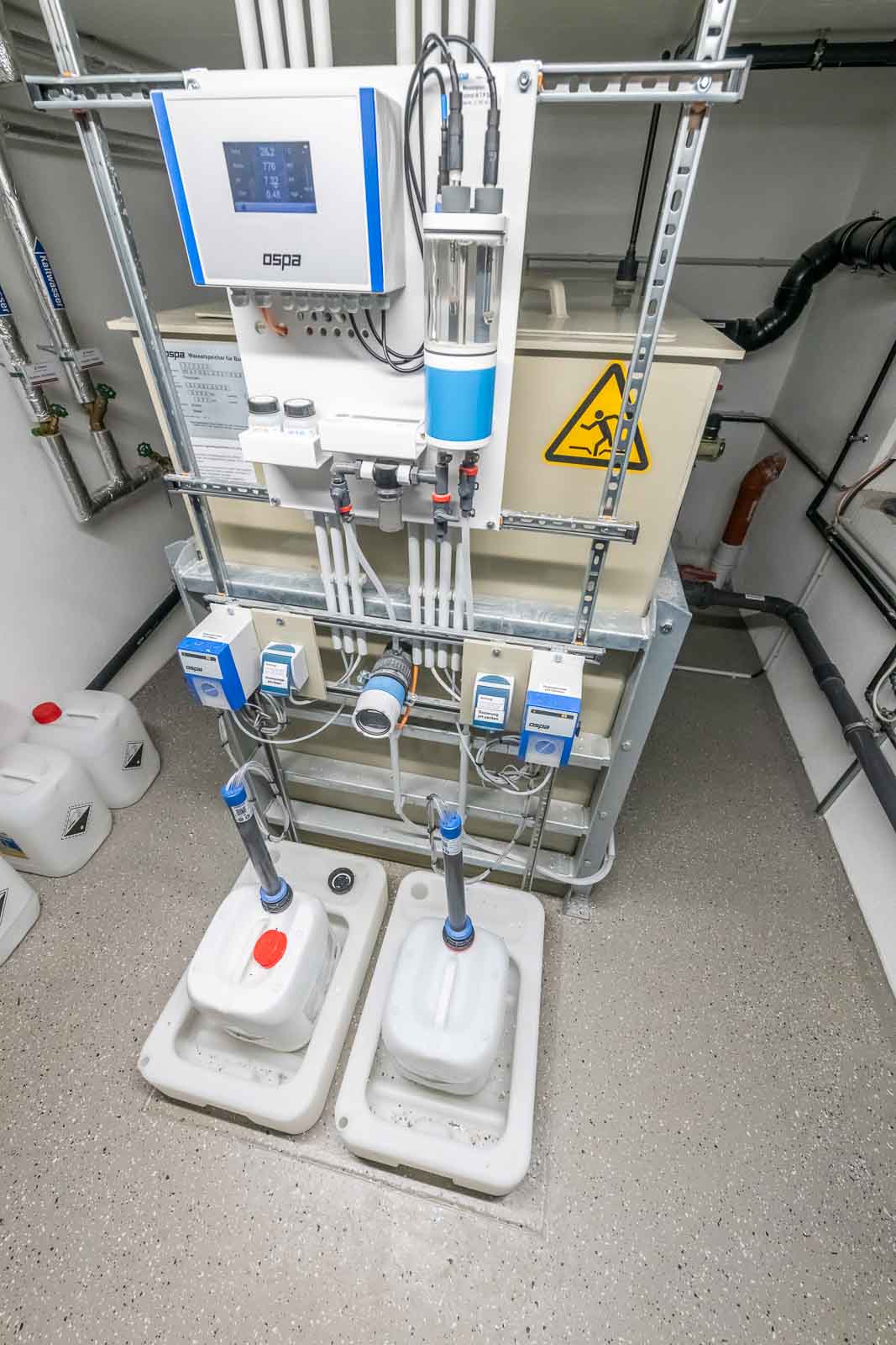 Ph, Poolchemie, Technikraum, Wasserchemie