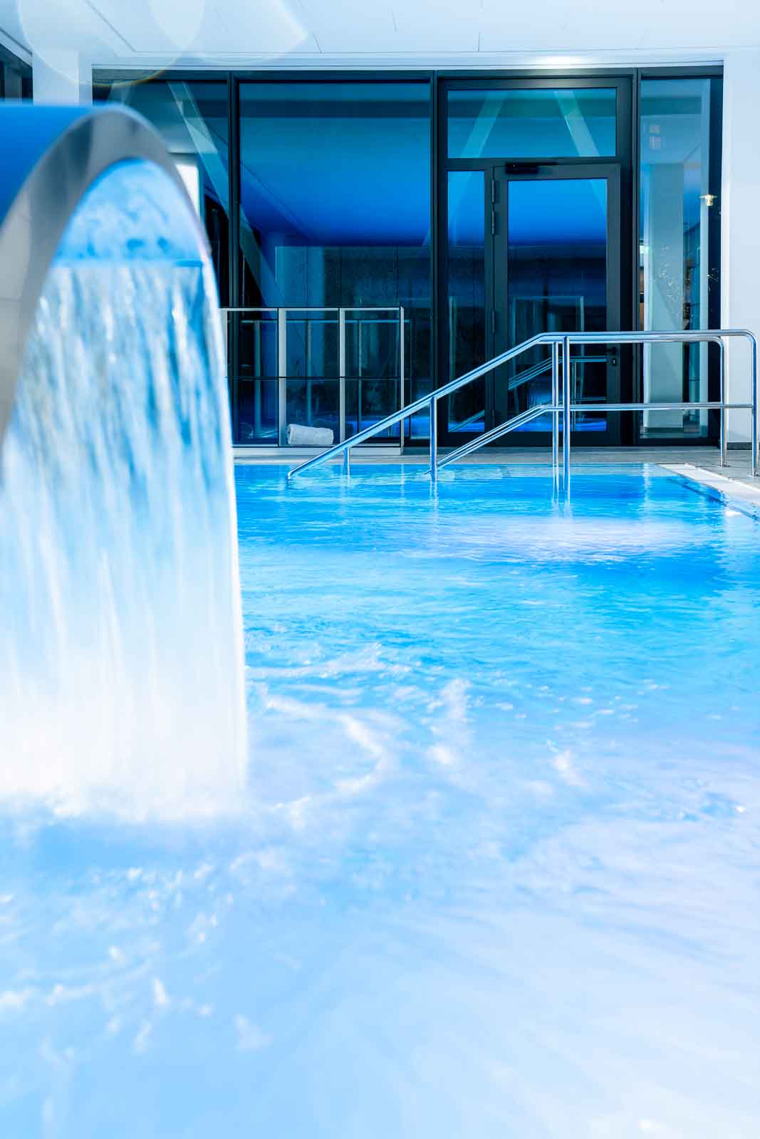 Beleuchtet, Nackenschwall, Solebecken