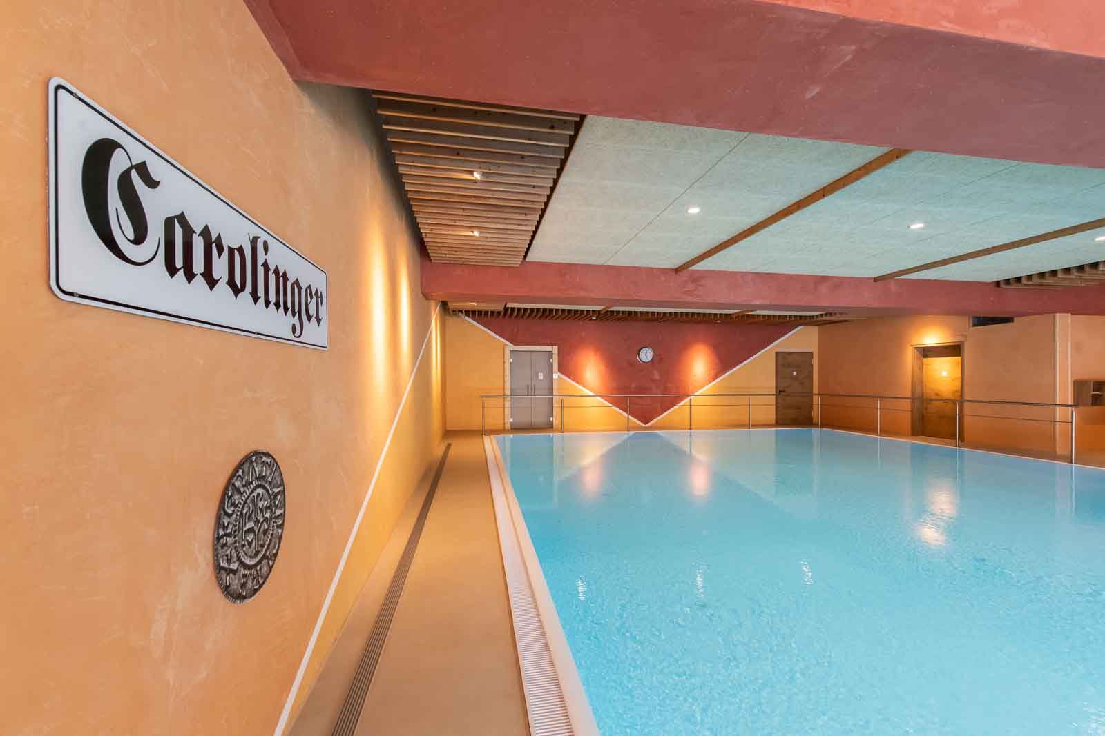 Carolinger Hallenbad Carolinger, Hotelpool, Überlaufbecken