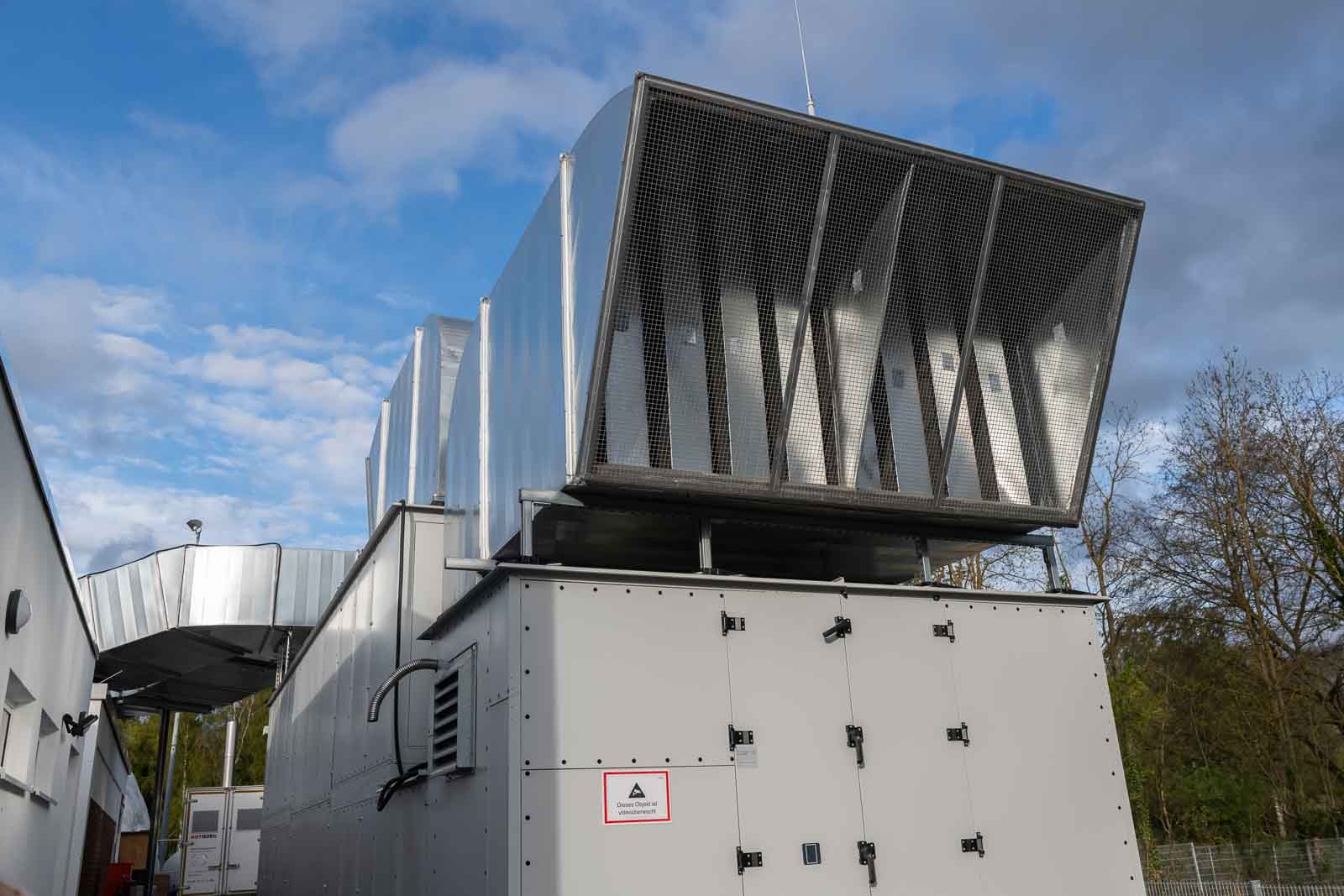 Halle, Klima, Lueftungsgeraet, Tragluft