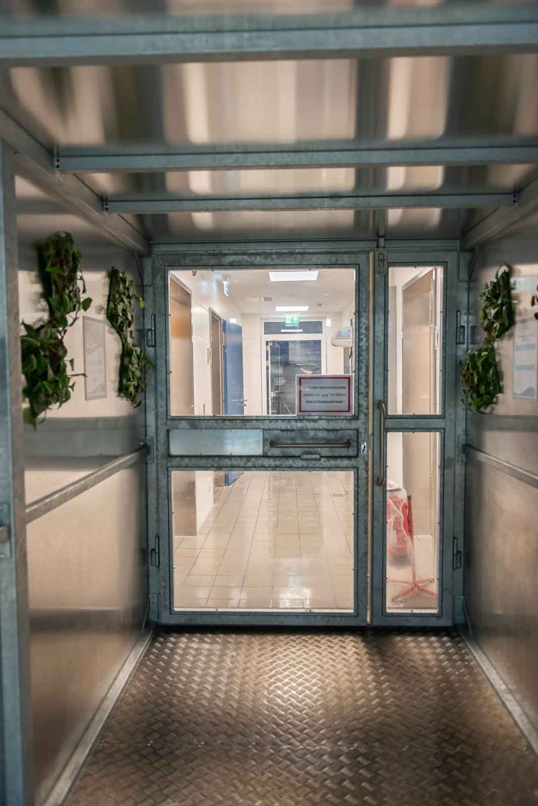 Luftschleuse, Nebengebaeude, Traglufthalle